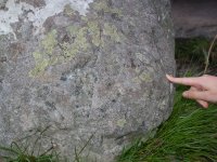Dwarfie stone - pyramid attachment point